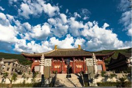 人间净土,美丽寺院,五台山大圣竹林寺