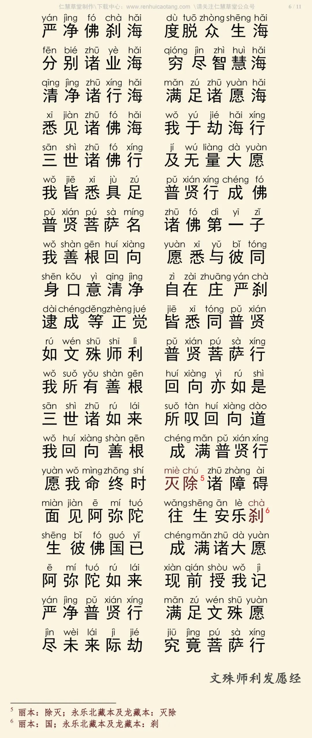 文殊师利发愿经8